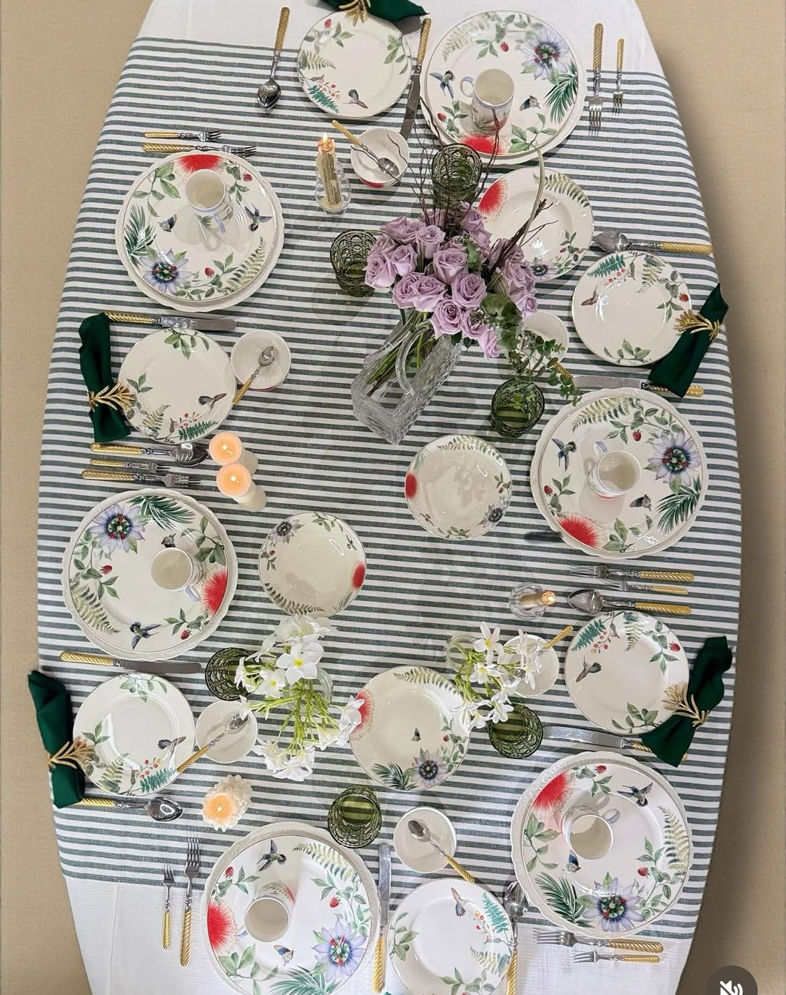 Tropical Paradise Dinner Set (23 pieces)