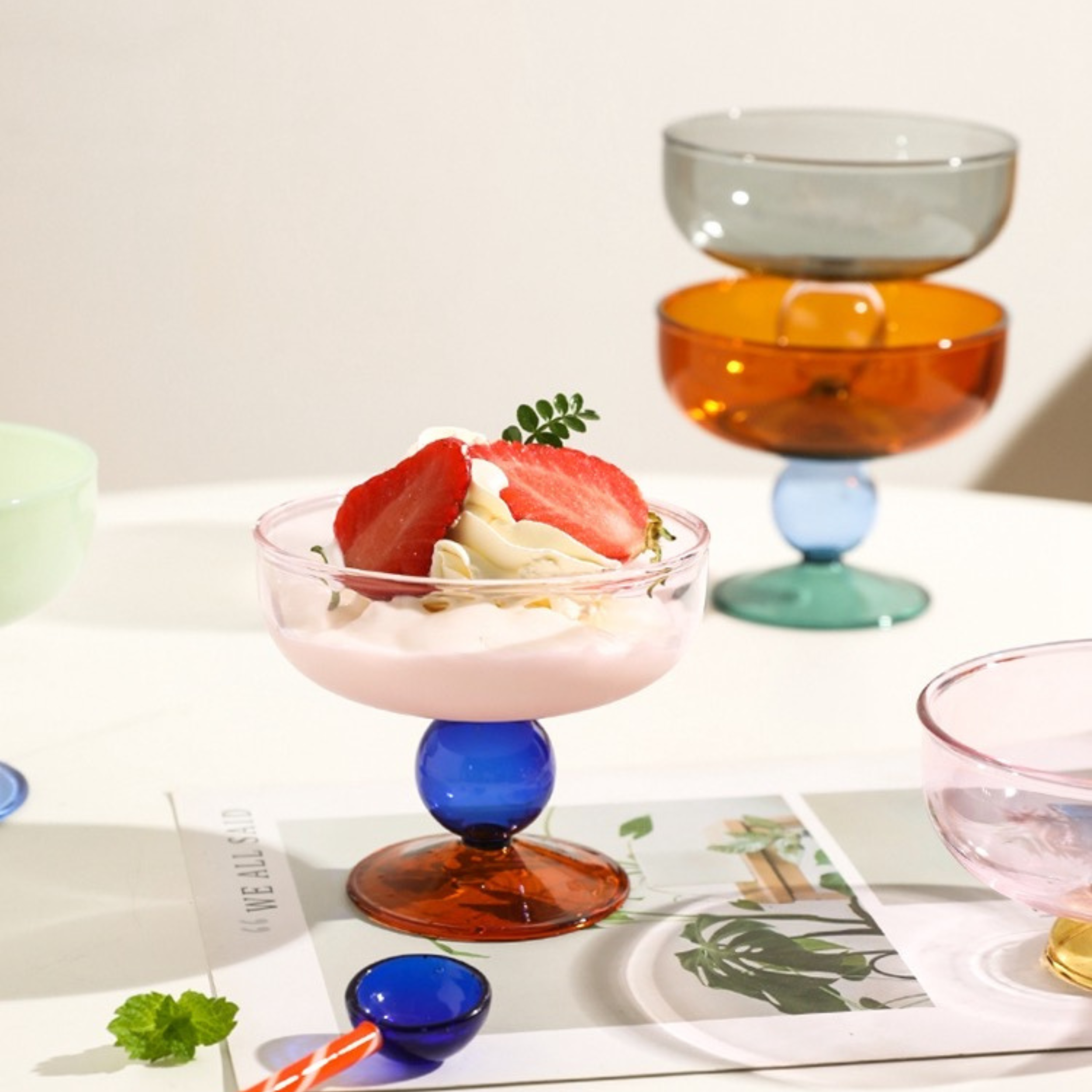 Dessert bowls ( set of 4 same colour)