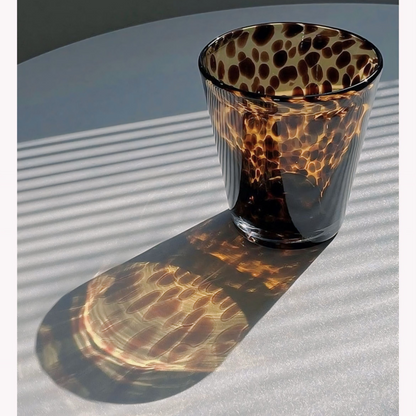 Leopard glasses (set of 2)