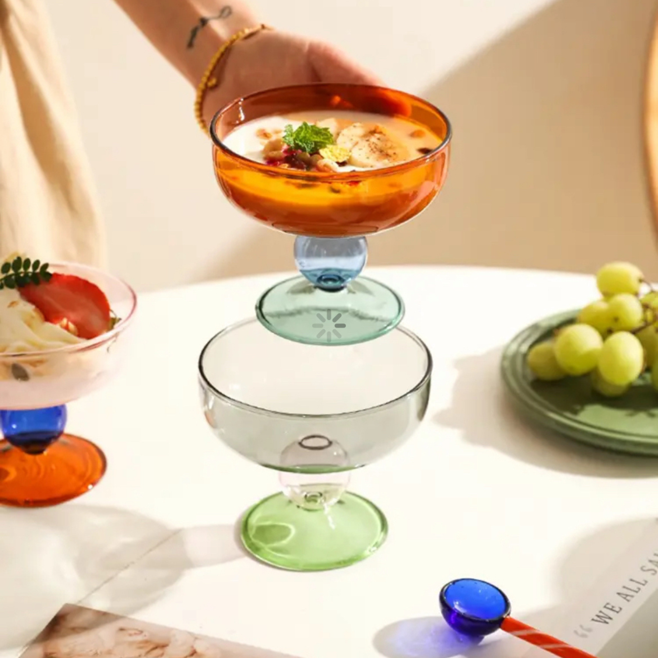 Dessert bowls ( set of 4 same colour)