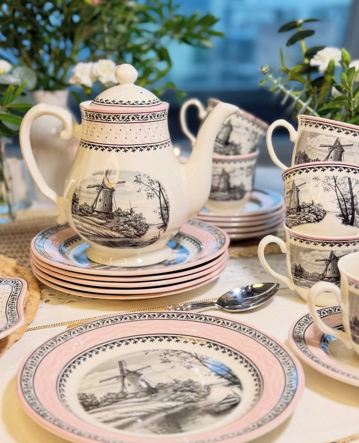 Windmill Whisper Tea Set (set of 20 )