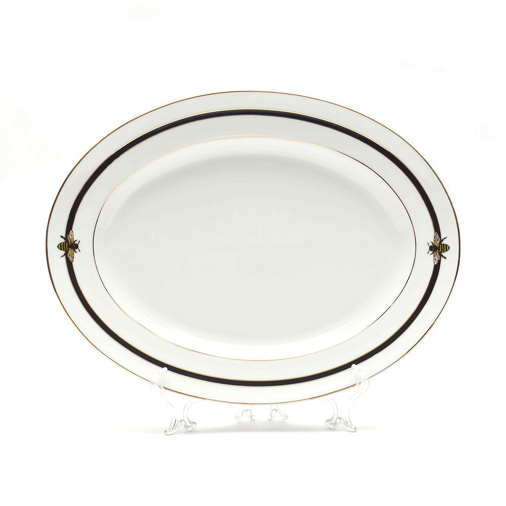 21 pc Dinner set | Black | Bee