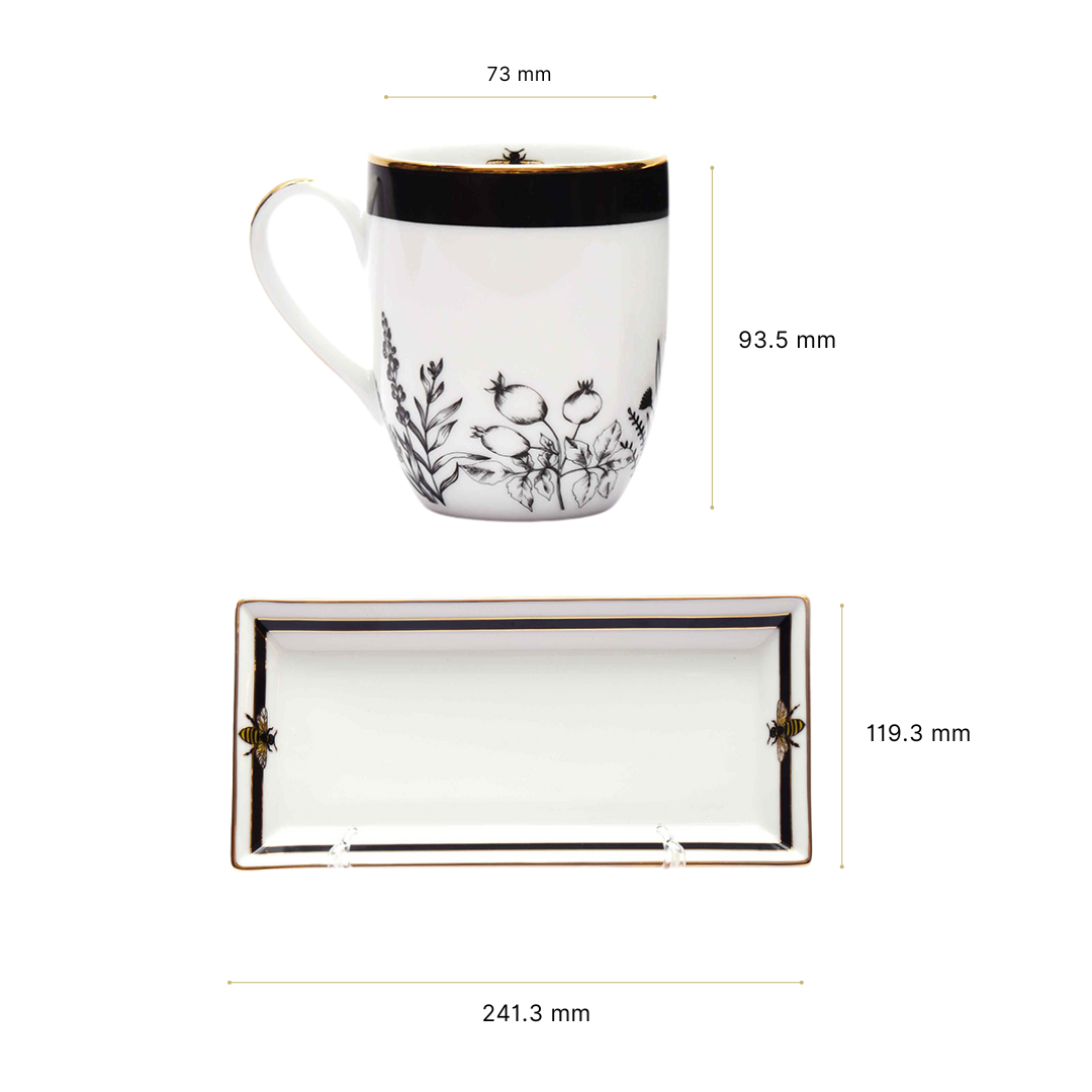 Classic Coffee Mug | Black | Bee