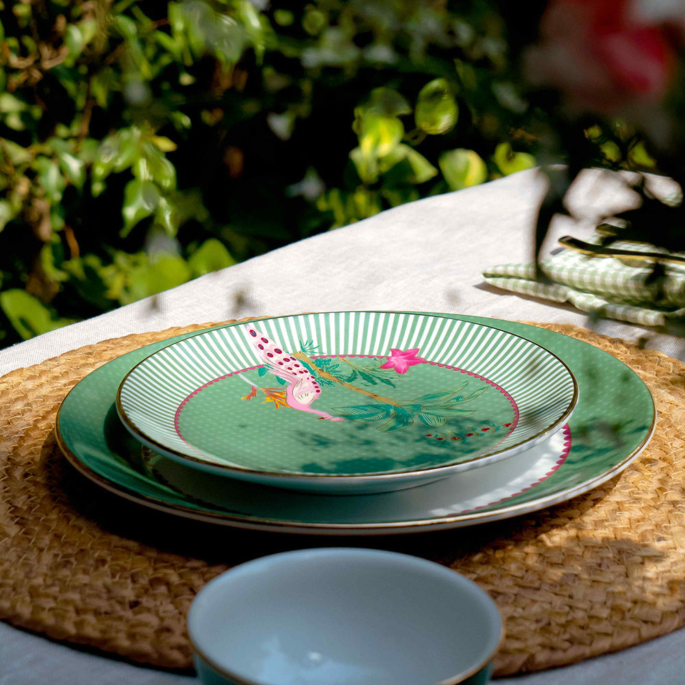 21 pc Dinner set | Green | Mayura