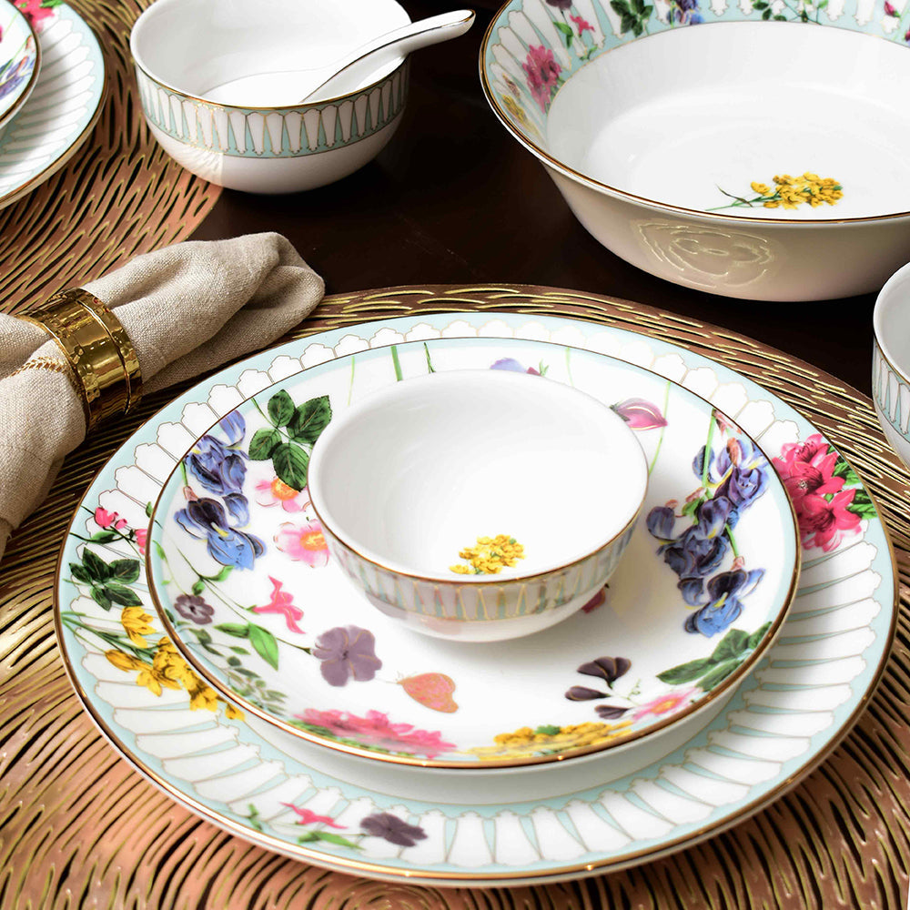 21 pc Dinner set | Yellow | Basant