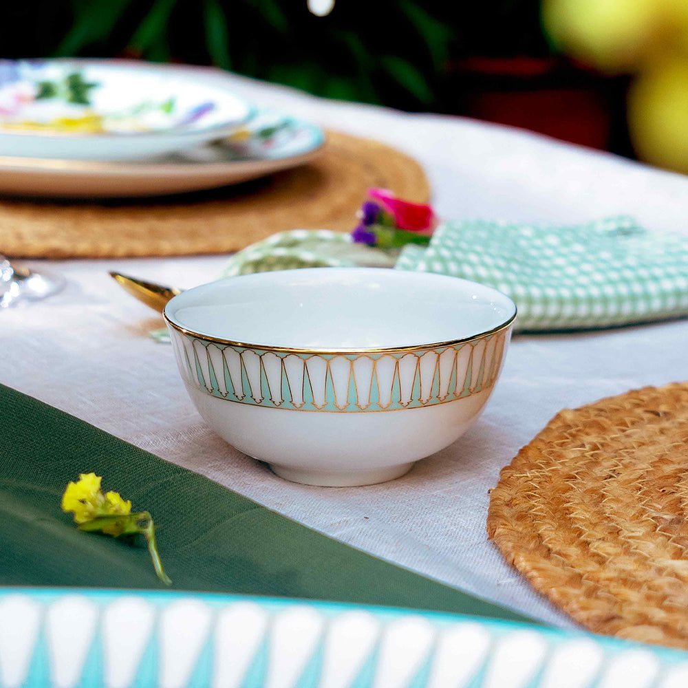 21 pc Dinner set | Yellow | Basant