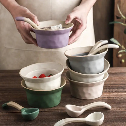 Cereal / Soup Bowls with Spoon