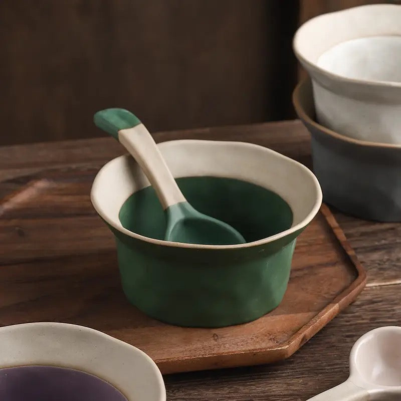 Cereal / Soup Bowls with Spoon