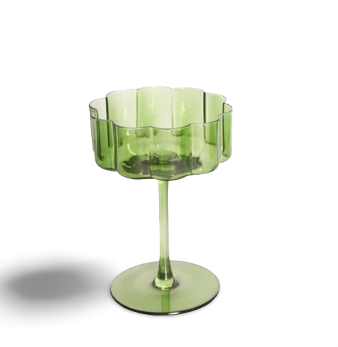 Tulip glasses (set of 4 all different colour)