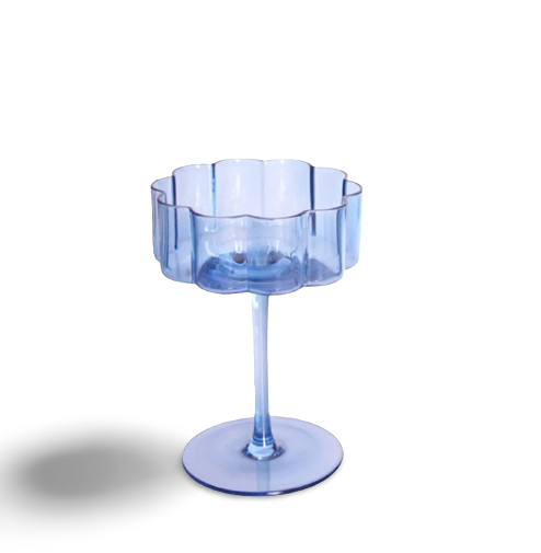 Tulip glasses (set of 4 all different colour)