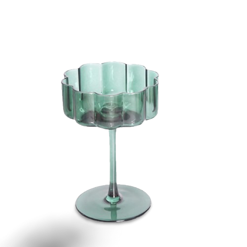 Tulip glasses (set of 4 all different colour)