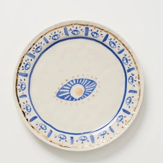 Evil eye plates ( set of 2)