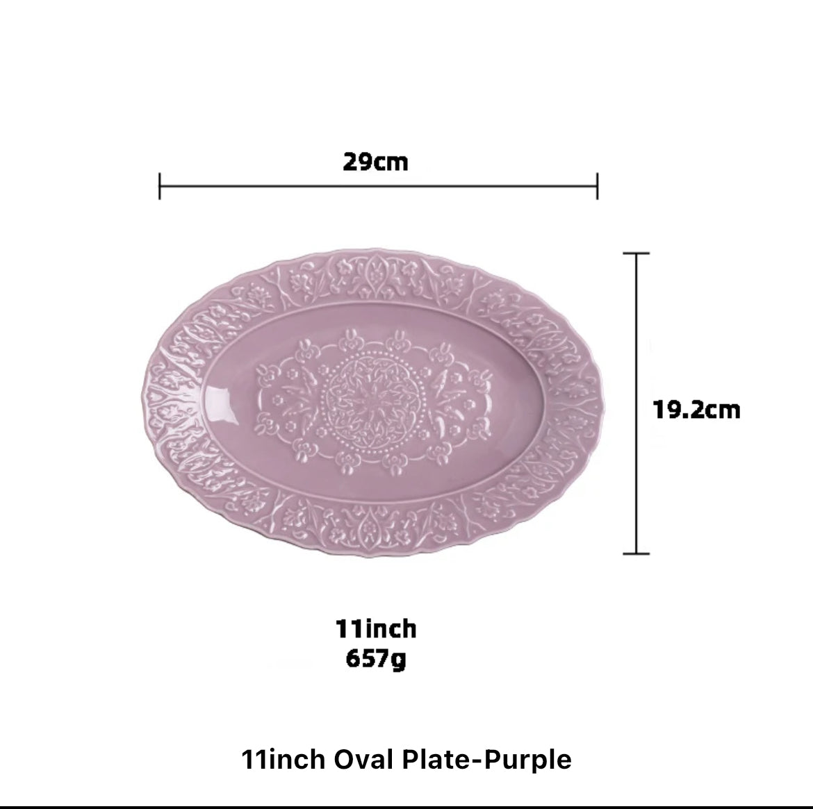 Lavender Bloom Platter