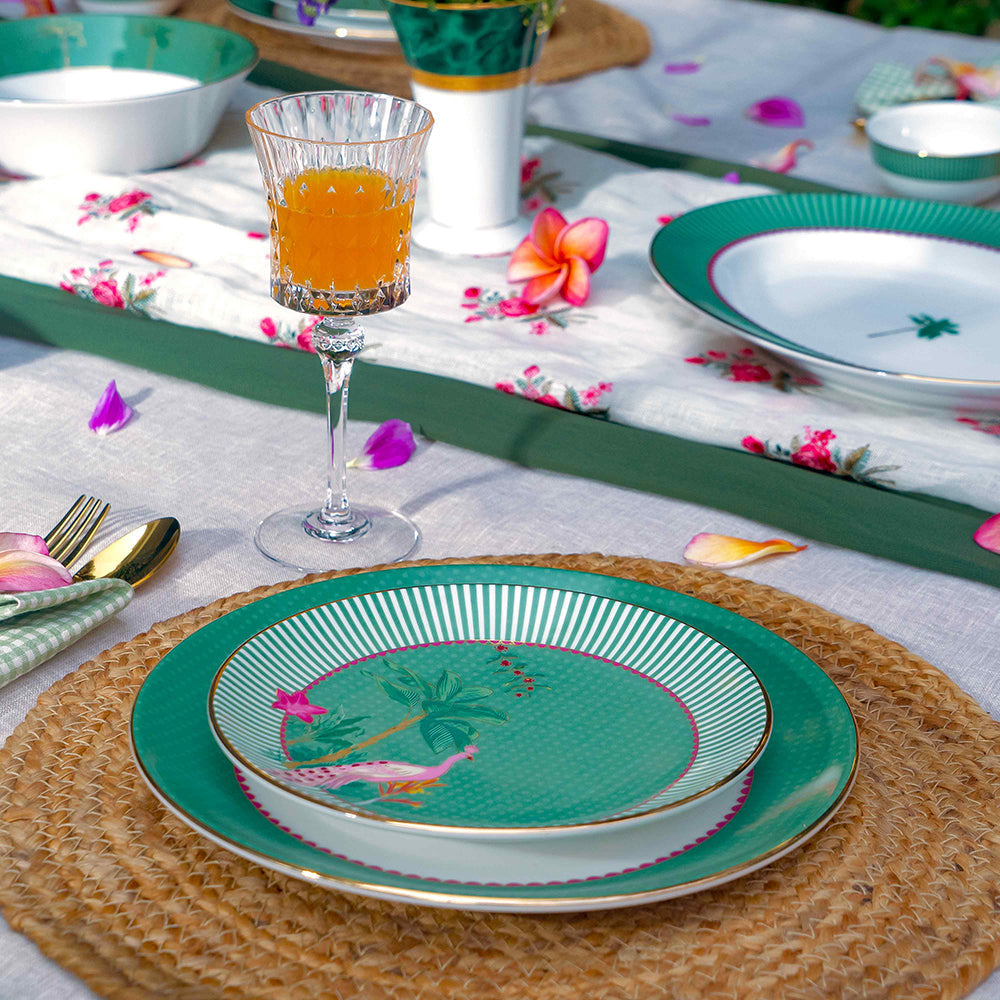 21 pc Dinner set | Green | Mayura