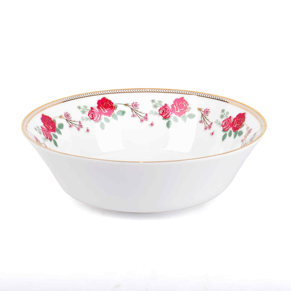 21 pc Dinner set | Red | Mughal Garden